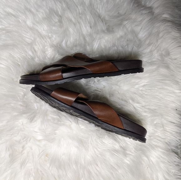 Monte Rosso Italian leather sandals - Picture 3 of 8